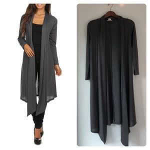 🐴LIKE NEW- Charcoal Open Duster